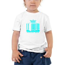 Load image into Gallery viewer, KoA Logo Toddler Girls Tee (Turquoise Print)