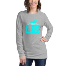 Load image into Gallery viewer, KoA Logo Womens Long Sleeve Tee (Turquoise Print)