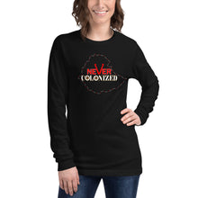 Load image into Gallery viewer, አልተገዛንም አንገዛምም (ETH Map) Womens Long Sleeve Tee