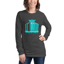 Load image into Gallery viewer, KoA Logo Womens Long Sleeve Tee (Turquoise Print)