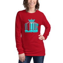 Load image into Gallery viewer, KoA Logo Womens Long Sleeve Tee (Turquoise Print)