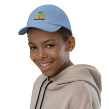 Load image into Gallery viewer, KoA Logo Youth baseball cap (Green-Yellow-Red Embroidery)