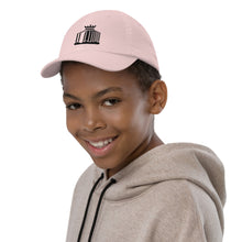 Load image into Gallery viewer, KoA Logo Youth baseball cap (Black Embroidery)