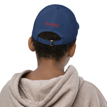Load image into Gallery viewer, KoA Logo Youth baseball cap (Green-Yellow-Red Embroidery)