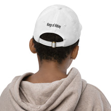 Load image into Gallery viewer, KoA Logo Youth baseball cap (Black Embroidery)