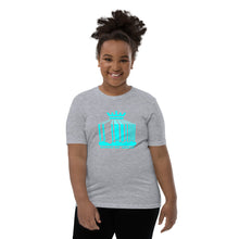 Load image into Gallery viewer, KoA Logo Girls T-Shirt (Turquoise Print)