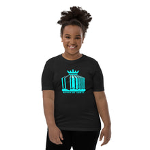 Load image into Gallery viewer, KoA Logo Girls T-Shirt (Turquoise Print)