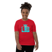 Load image into Gallery viewer, KoA Logo Girls T-Shirt (Turquoise Print)
