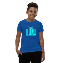 Load image into Gallery viewer, KoA Logo Boys T-Shirt (Turquoise Print)