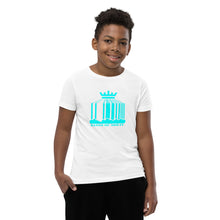 Load image into Gallery viewer, KoA Logo Boys T-Shirt (Turquoise Print)
