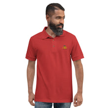 Load image into Gallery viewer, KoA Logo Mens Polo Shirt (Green-Yellow-Red Embroidery)
