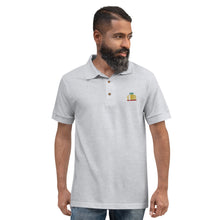 Load image into Gallery viewer, KoA Logo Mens Polo Shirt (Green-Yellow-Red Embroidery)
