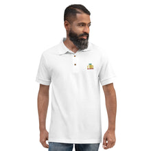 Load image into Gallery viewer, KoA Logo Mens Polo Shirt (Green-Yellow-Red Embroidery)
