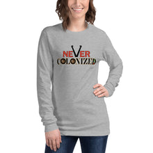 Load image into Gallery viewer, አልተገዛንም አንገዛምም Womens Long Sleeve Tee
