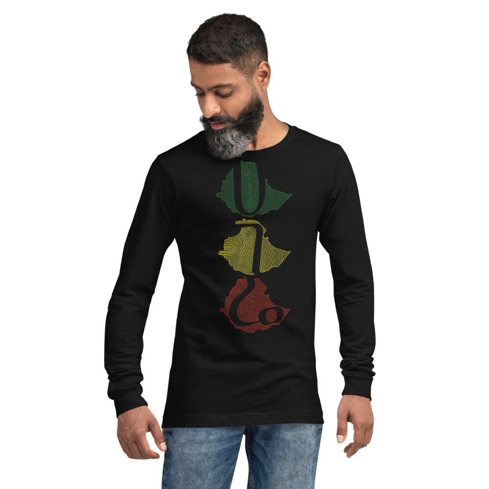 ሀገሬ Mens Long Sleeve Tee