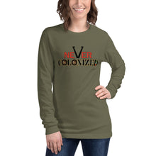 Load image into Gallery viewer, አልተገዛንም አንገዛምም Womens Long Sleeve Tee
